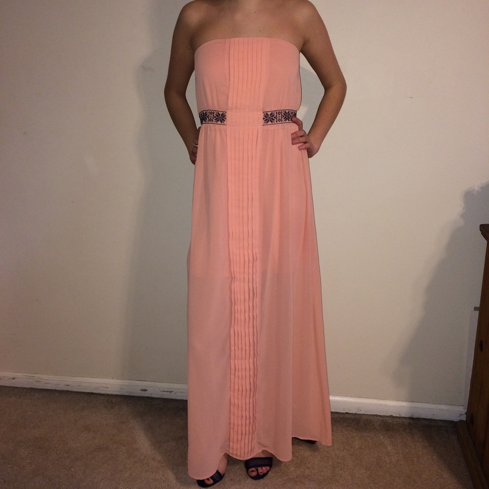 YA Strapless Maxi Dress- New With Tag Attached!